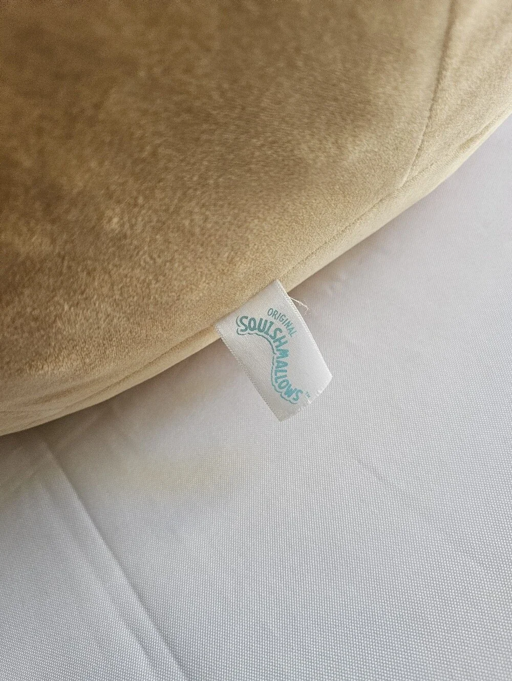 Squishmallows Cream & Tan Cinnamon Roll Plush Pillow